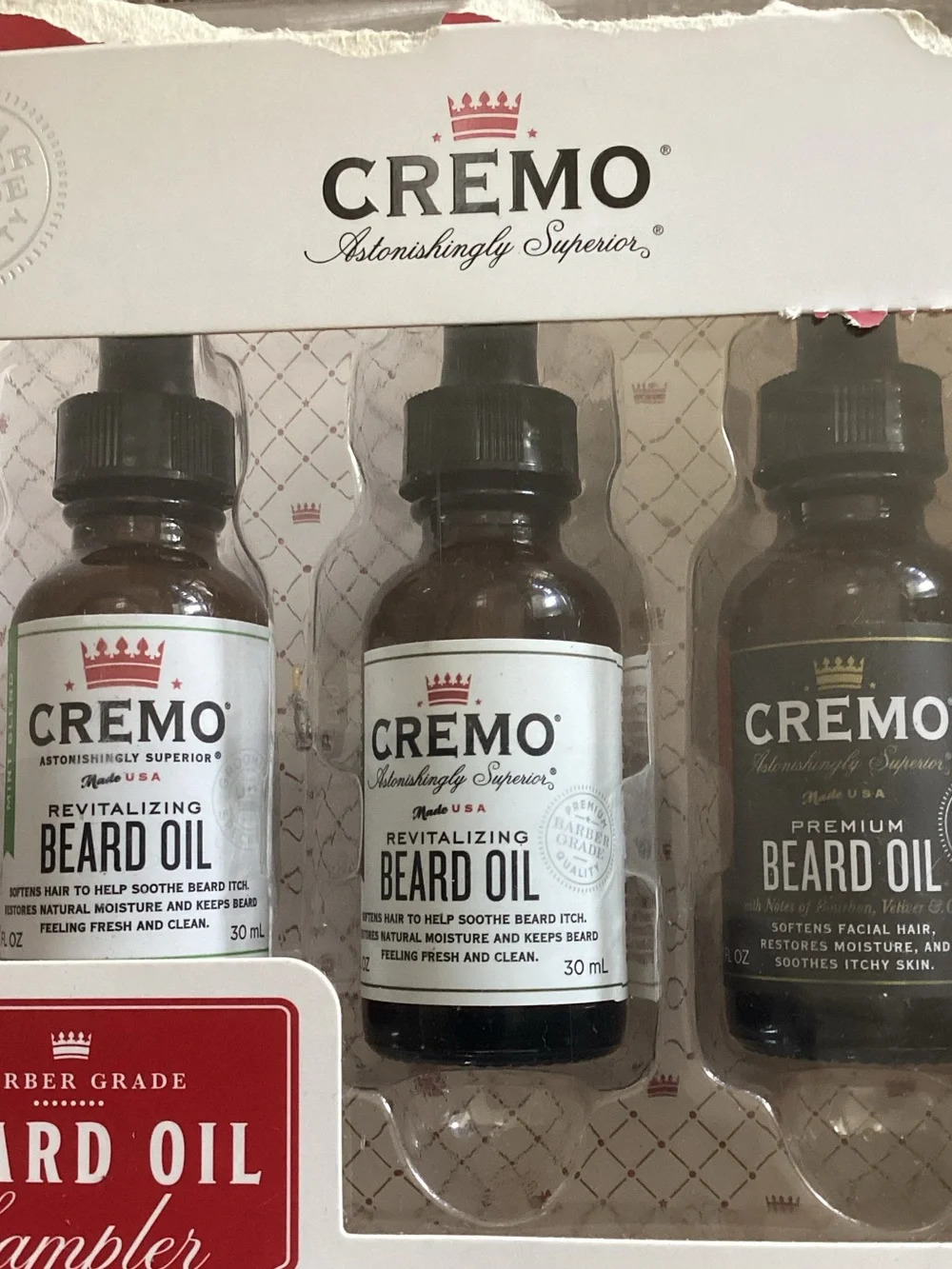 Cremo beard oil